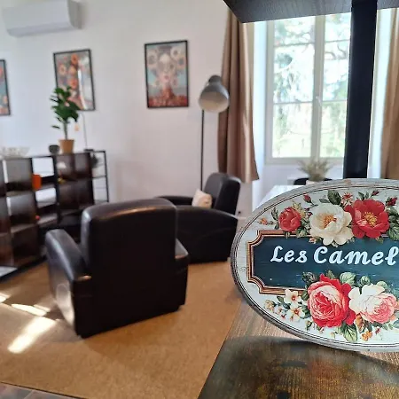 Lägenhet Les Camelias, Charme Et Jardin Au Coeur Du Bourbonnais *